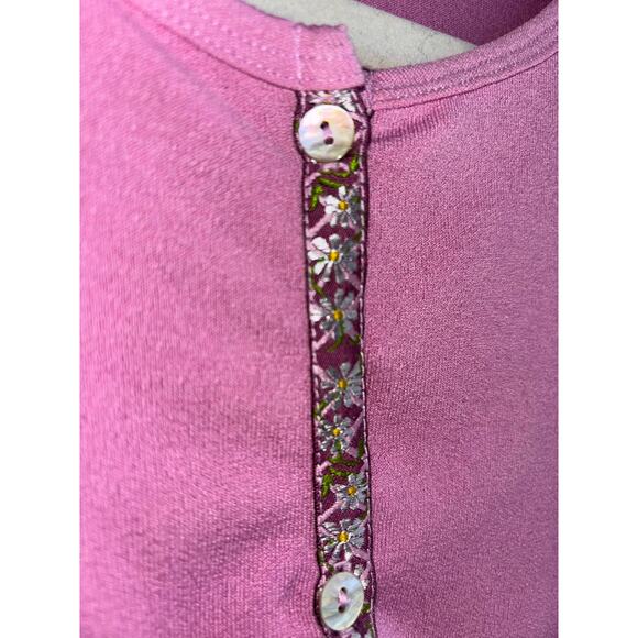 Rabbit Rabbit Rabbit 14 petite pink floral cardigan - Picture 4 of 9